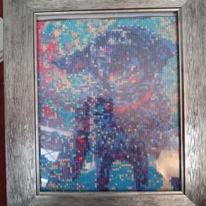 Premade diamond art painting puppy